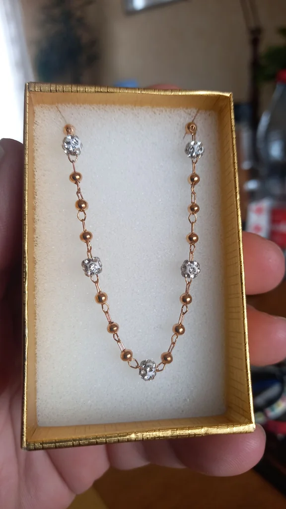 Collier avec strass